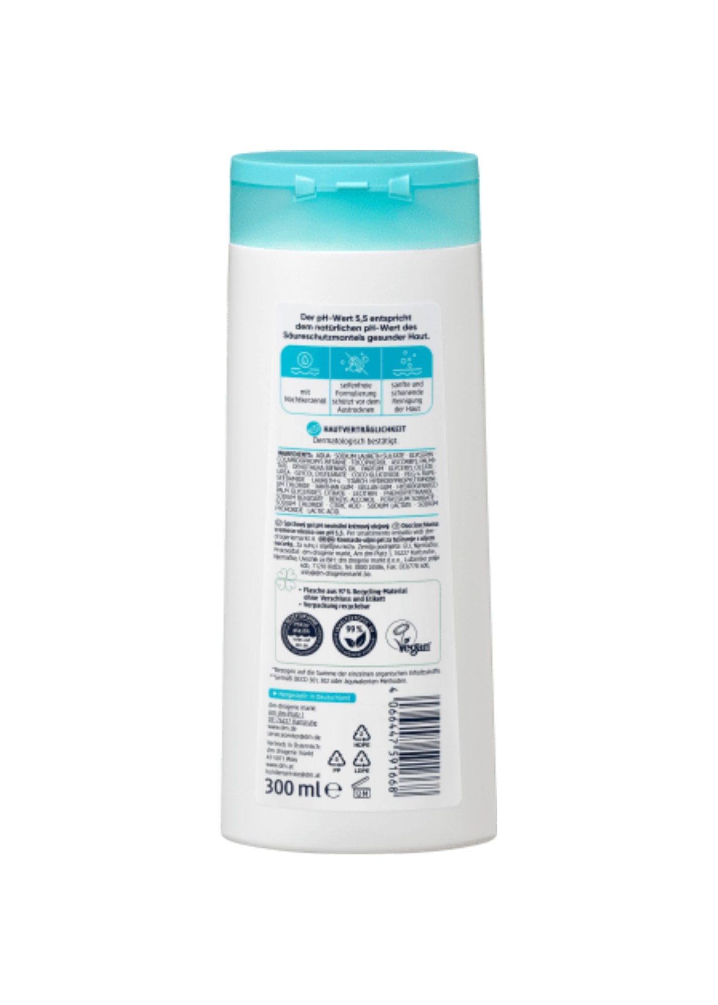 Douchegel pH 5,5 huidneutrale crème-olie douche, 300 ml
