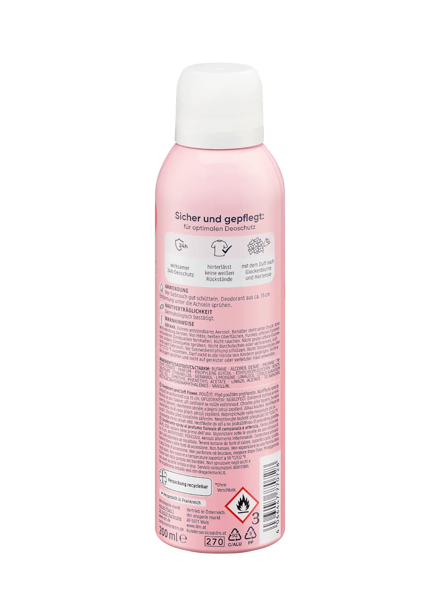 Deospray Soft Flower, 200 ml