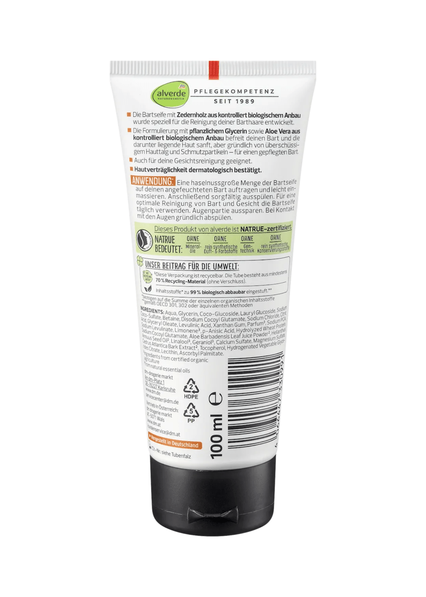 Bartseife Rough Nature, 100 ml