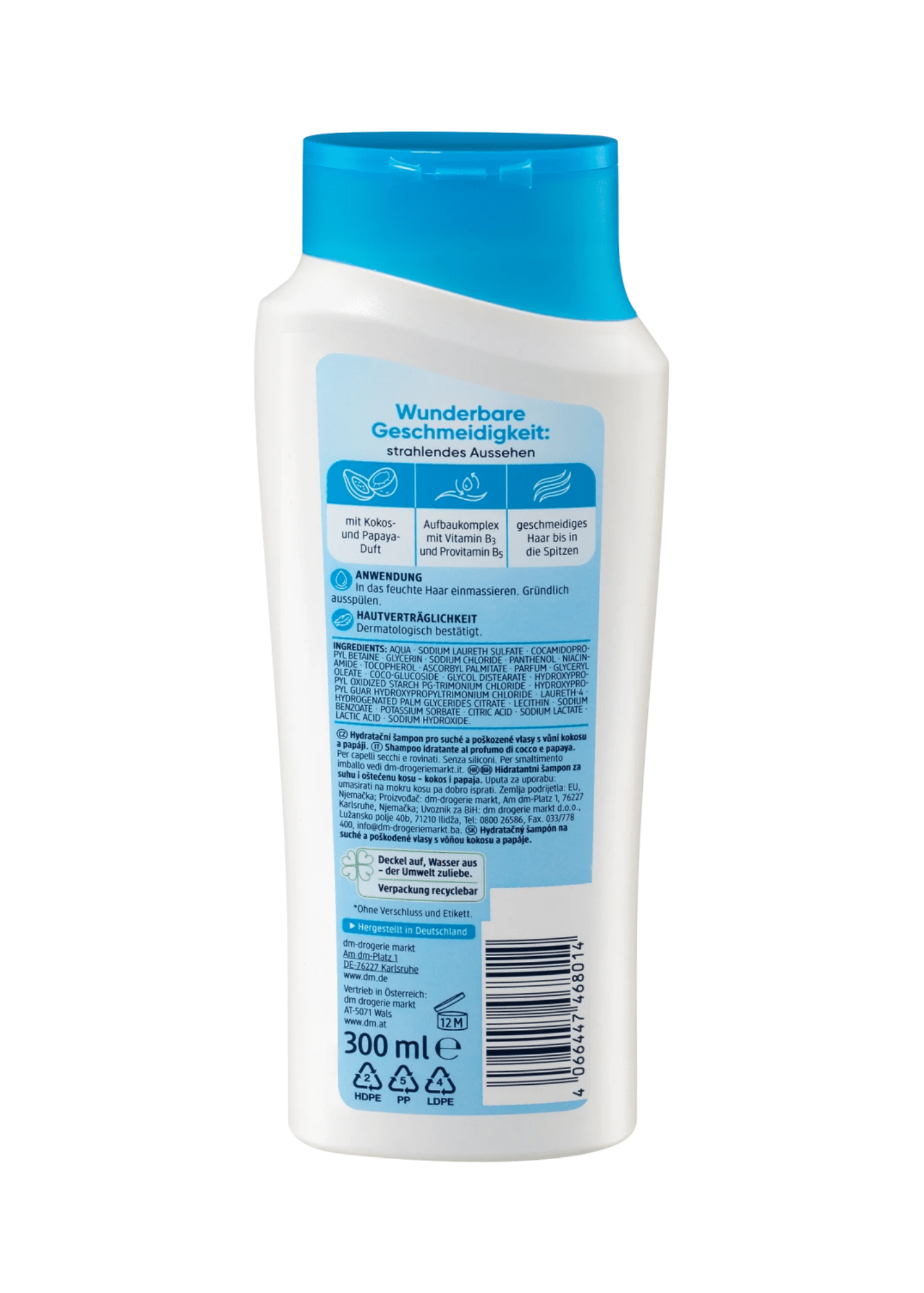 Shampoo Feuchtigkeit, 300 ml