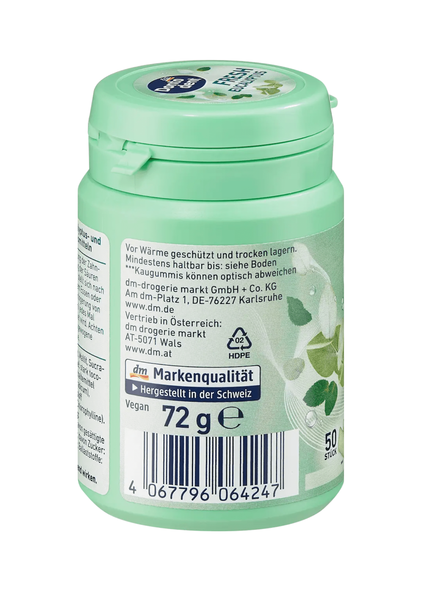 Kaugummi, Fresh Eucalyptus, 50 St
