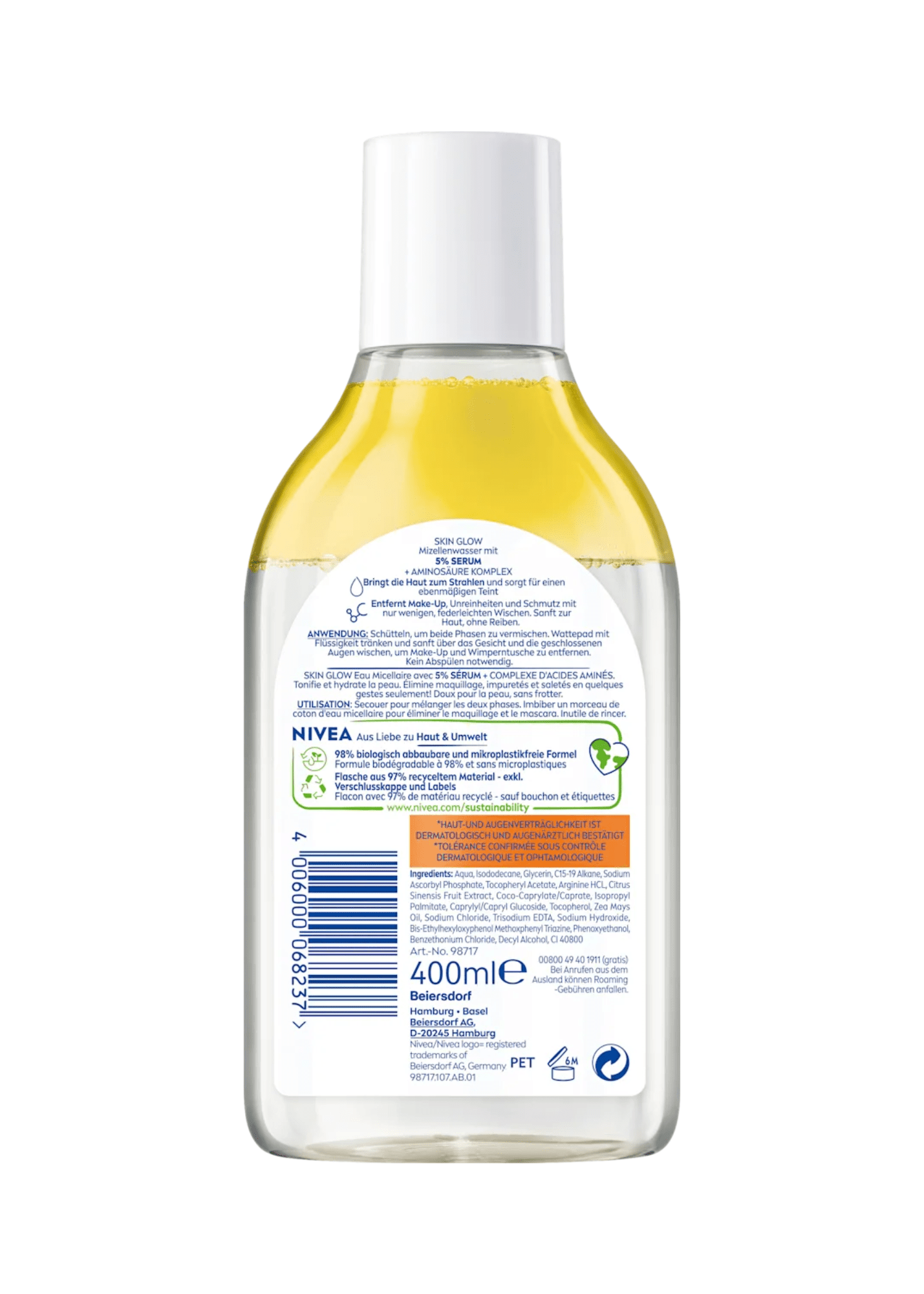 Eau micellaire Skin Glow, 400 ml