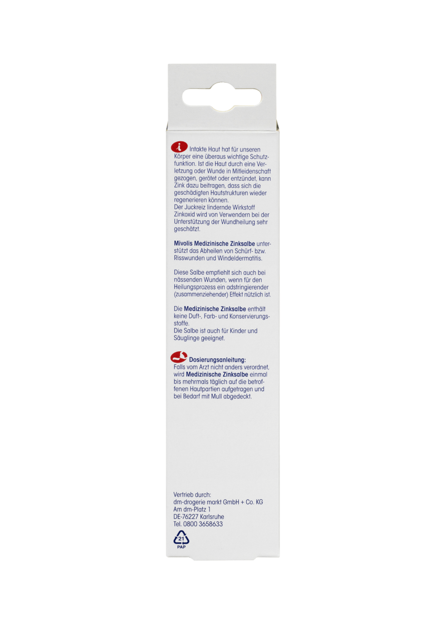 Medizinische Zinksalbe, 100 ml