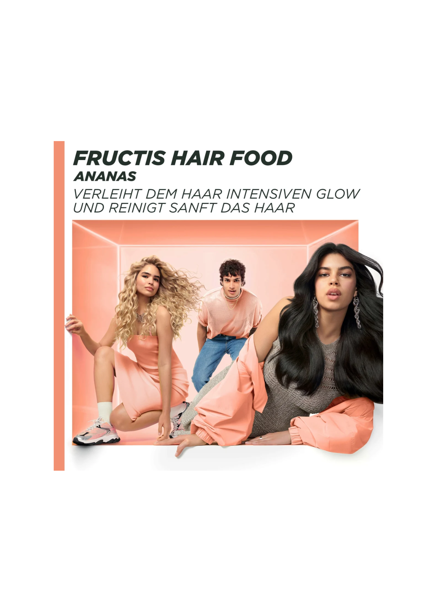 Haarkur Ananas Hair Food 3in1 Maske, 400 ml