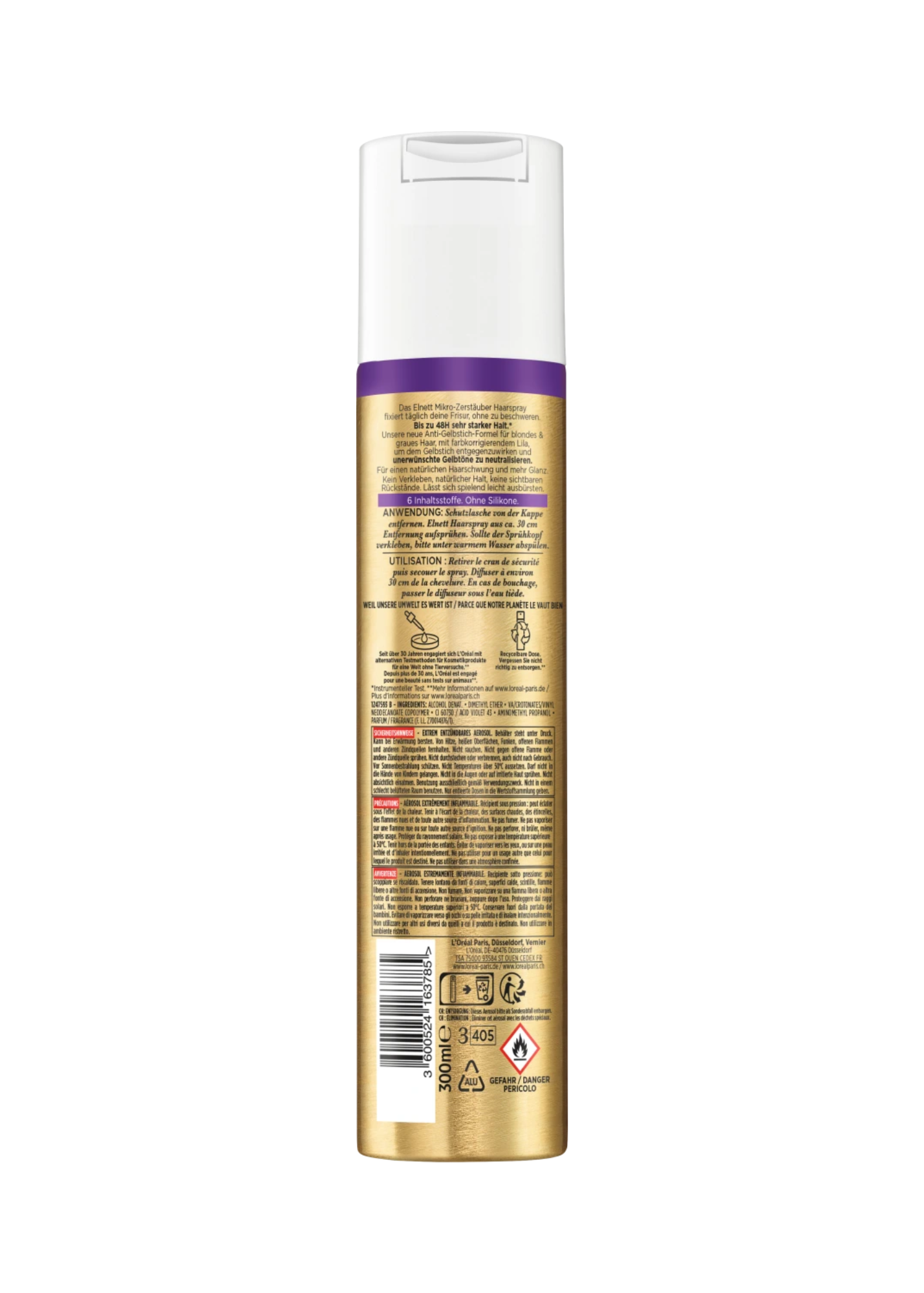 Elnett Haarspray Anti-Gelbstich, 300 ml