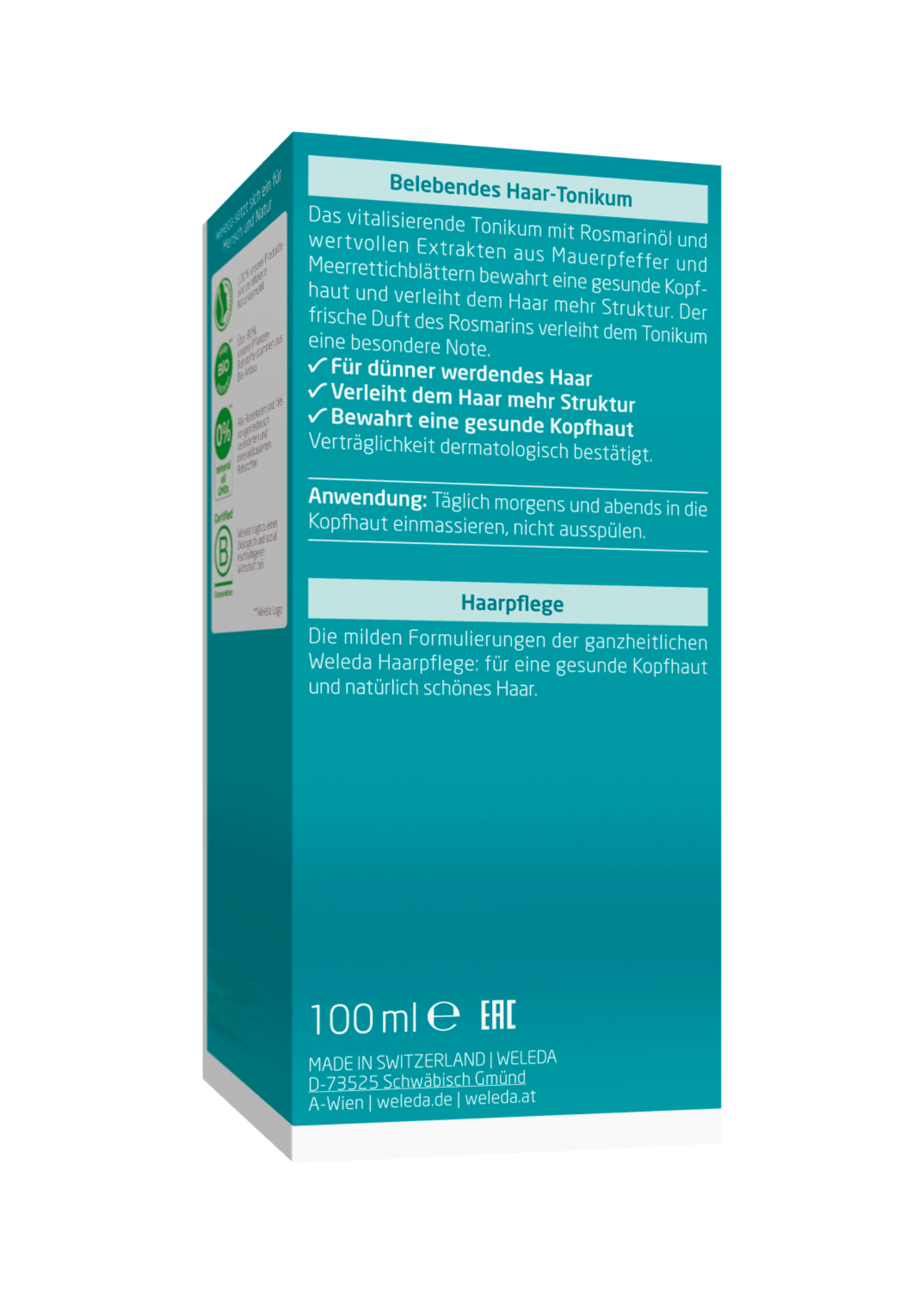 Haar-Tonic Belebendes Rosmarin Haar-Tonikum, 100 ml