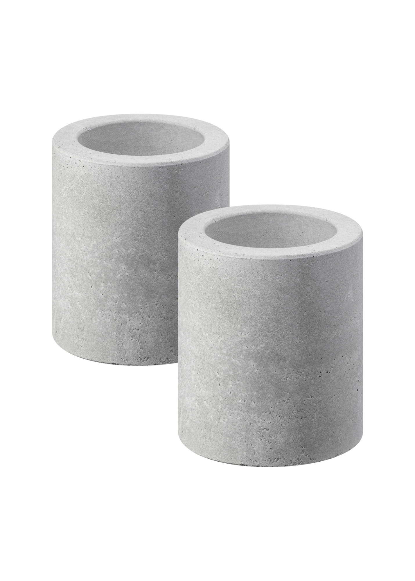 Kerzenhalter 2in1 aus Beton, 1 St