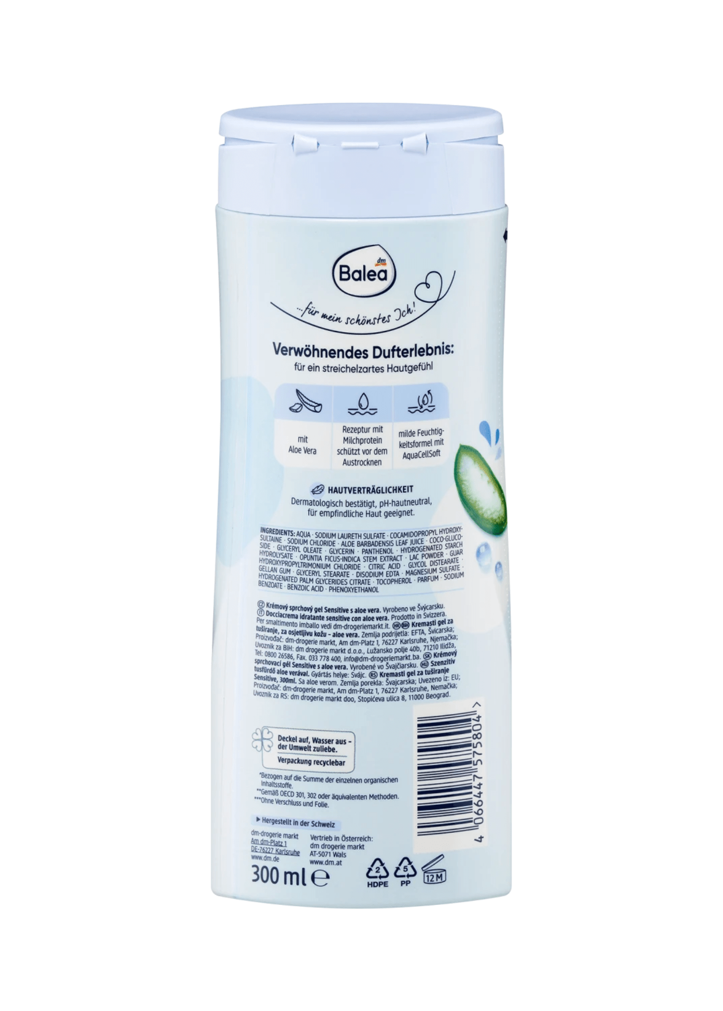 Balea Cremedusche Sensitive, 300 ml