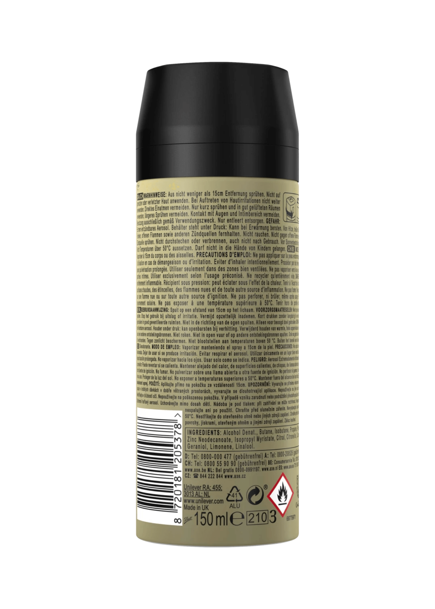 Miljardair deodorantspray, 150 ml