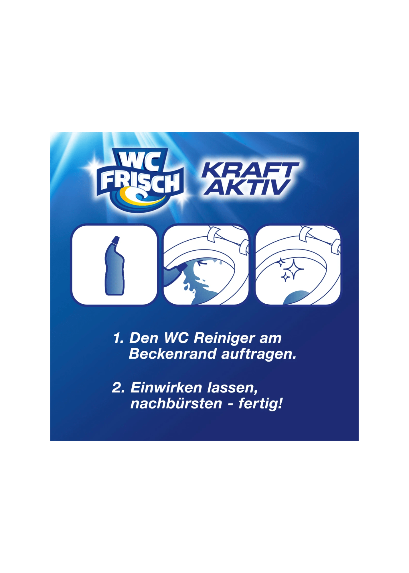 WC-Reiniger Gel Ozeanfrische, 750 ml