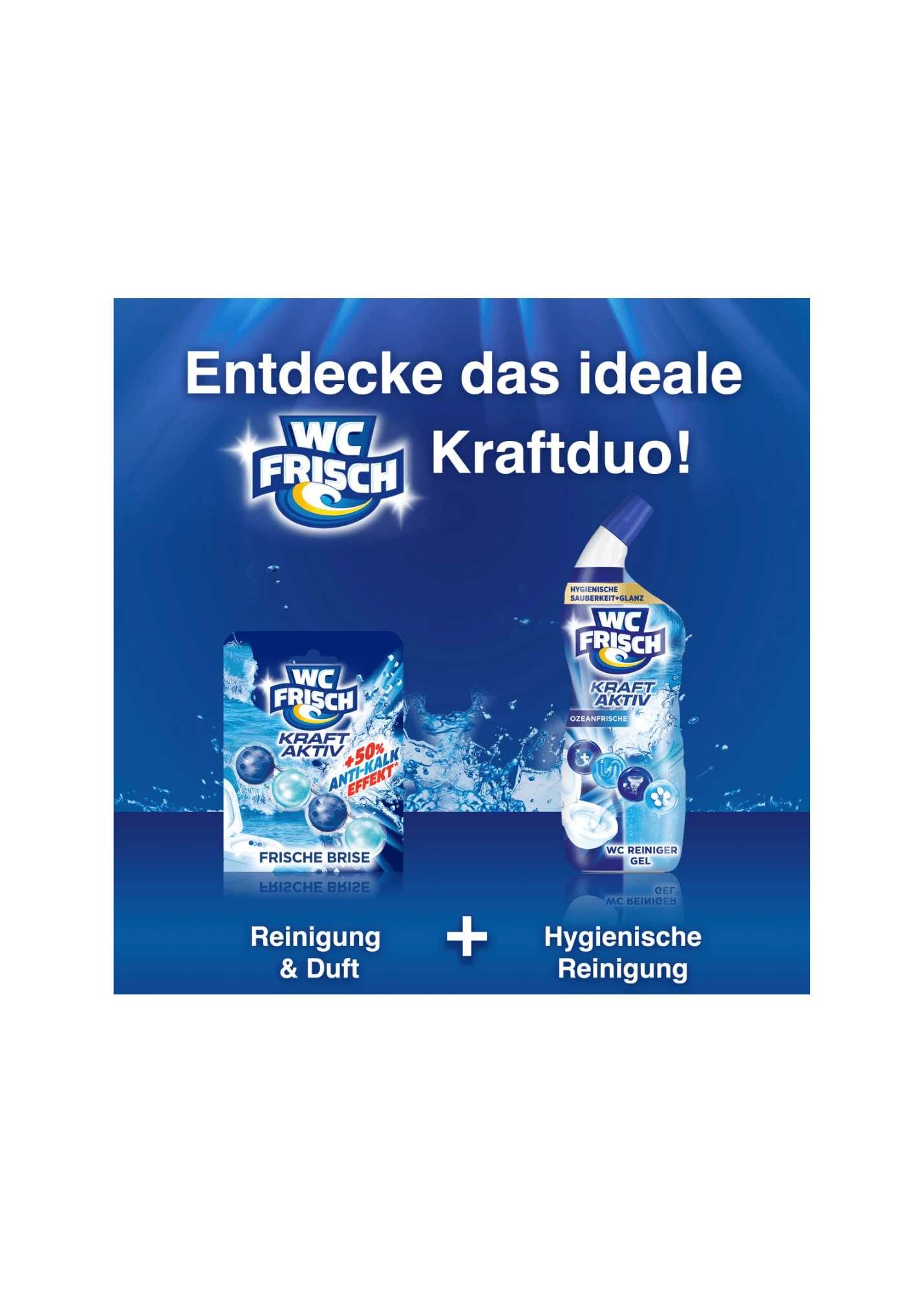 WC-Reiniger Gel Ozeanfrische, 750 ml