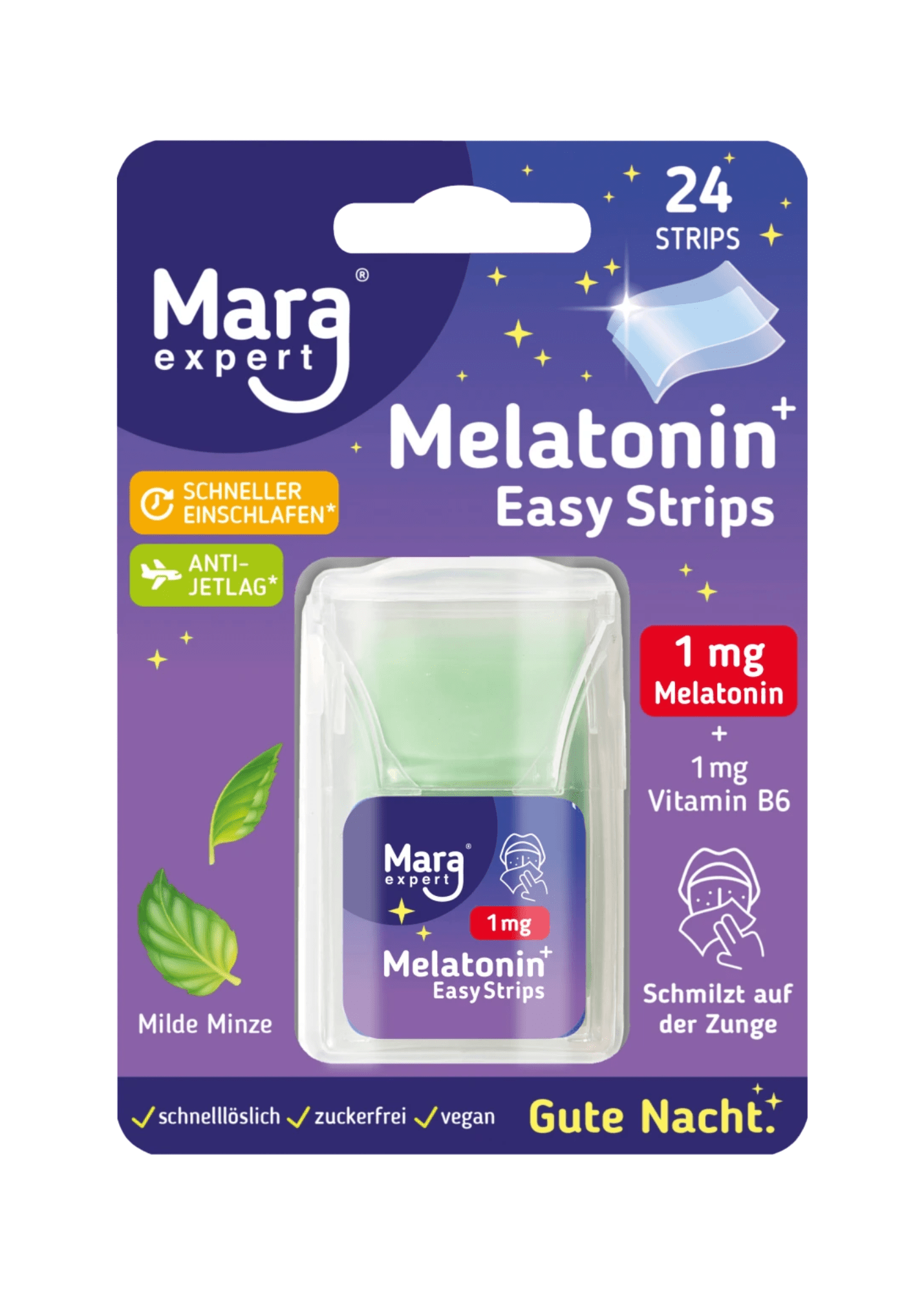 Melatonin Easy Strips 1 mg, 24 St