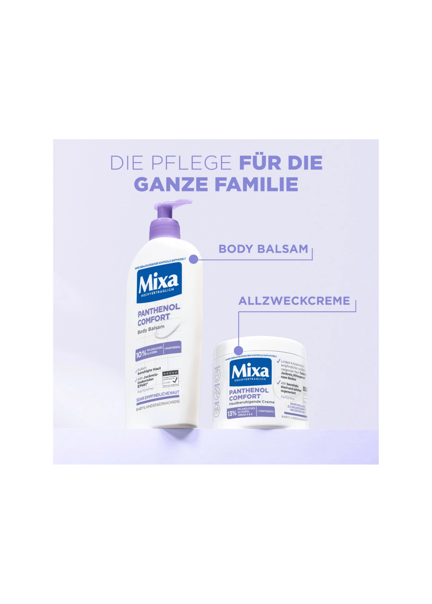 Bodylotion Panthenol Comfort, 250 ml