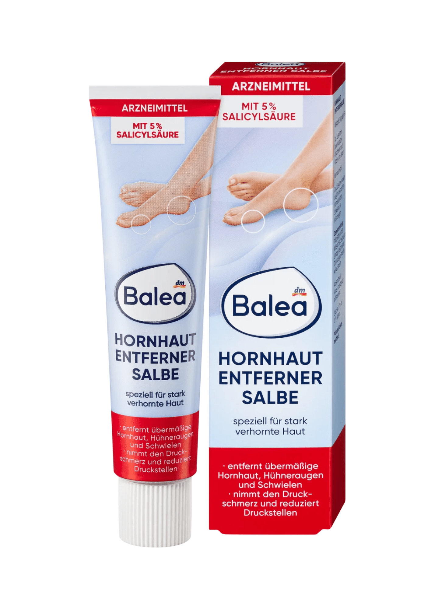 Fußcreme Hornhautentferner Salbe, 50 g
