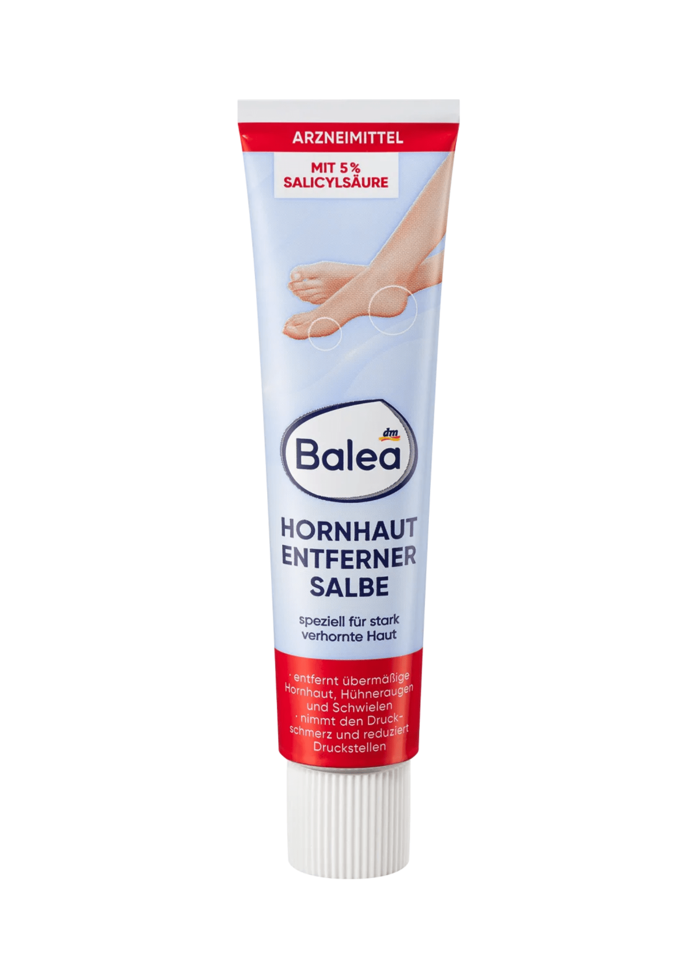 Fußcreme Hornhautentferner Salbe, 50 g