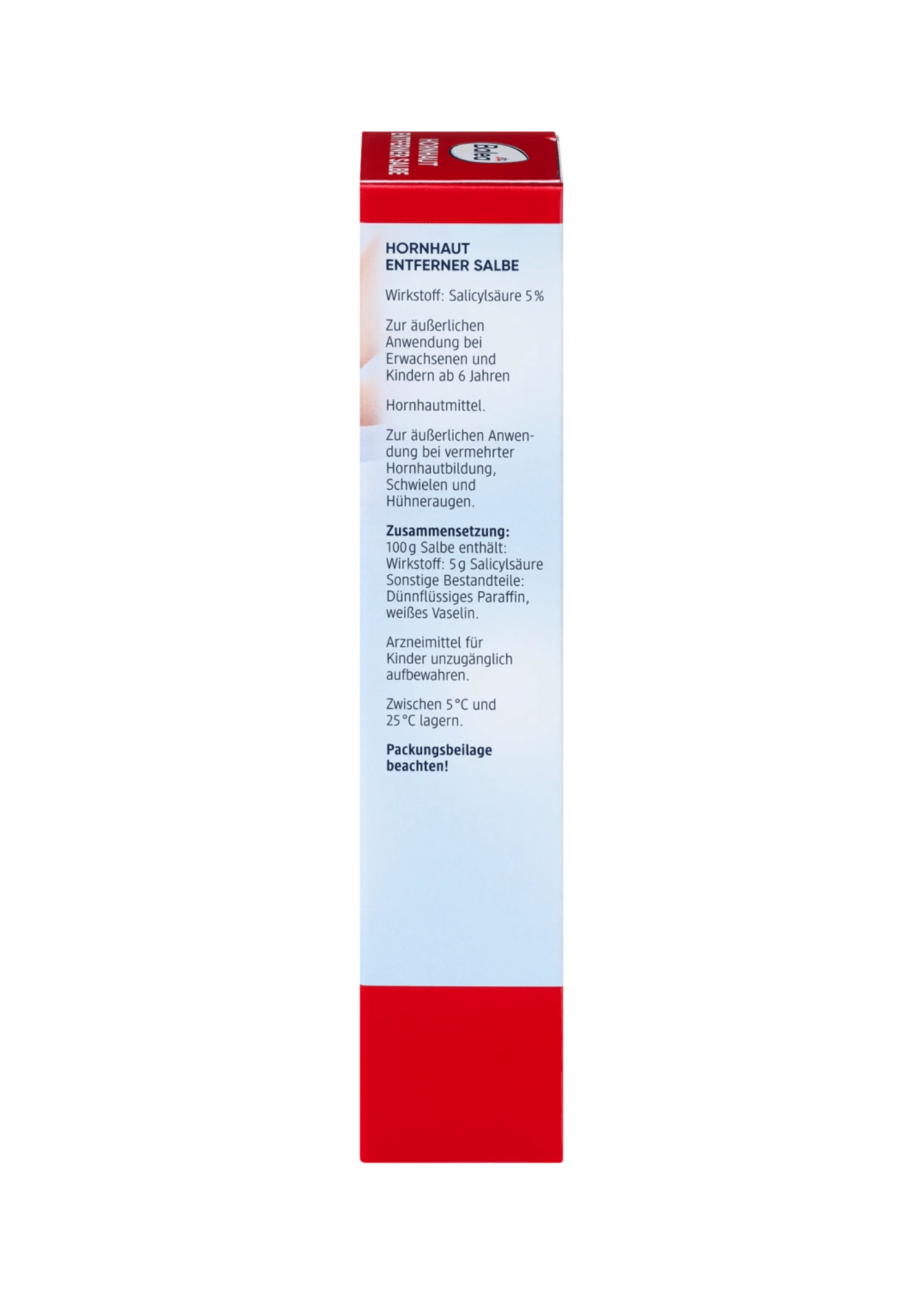 Fußcreme Hornhautentferner Salbe, 50 g