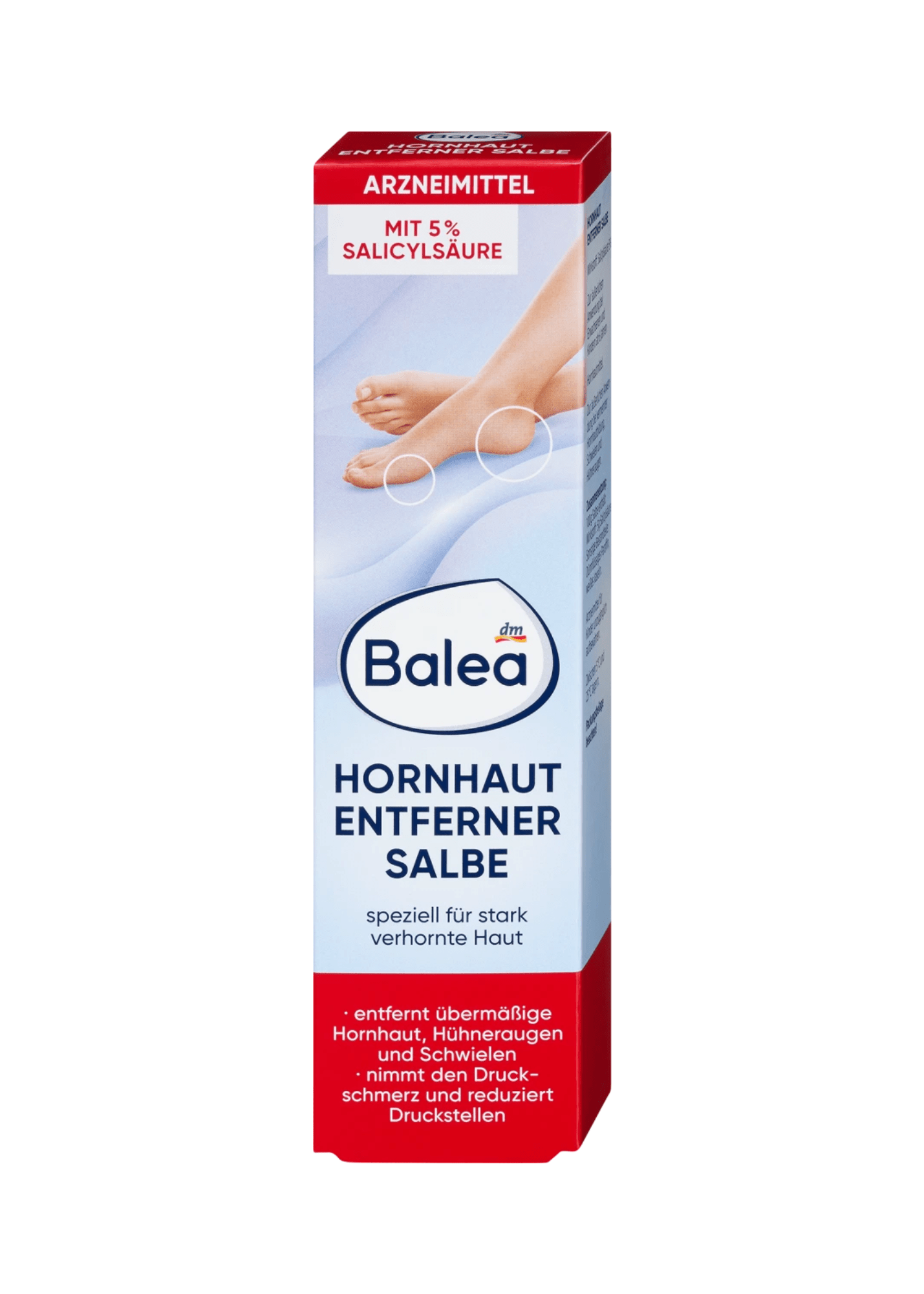 Fußcreme Hornhautentferner Salbe, 50 g