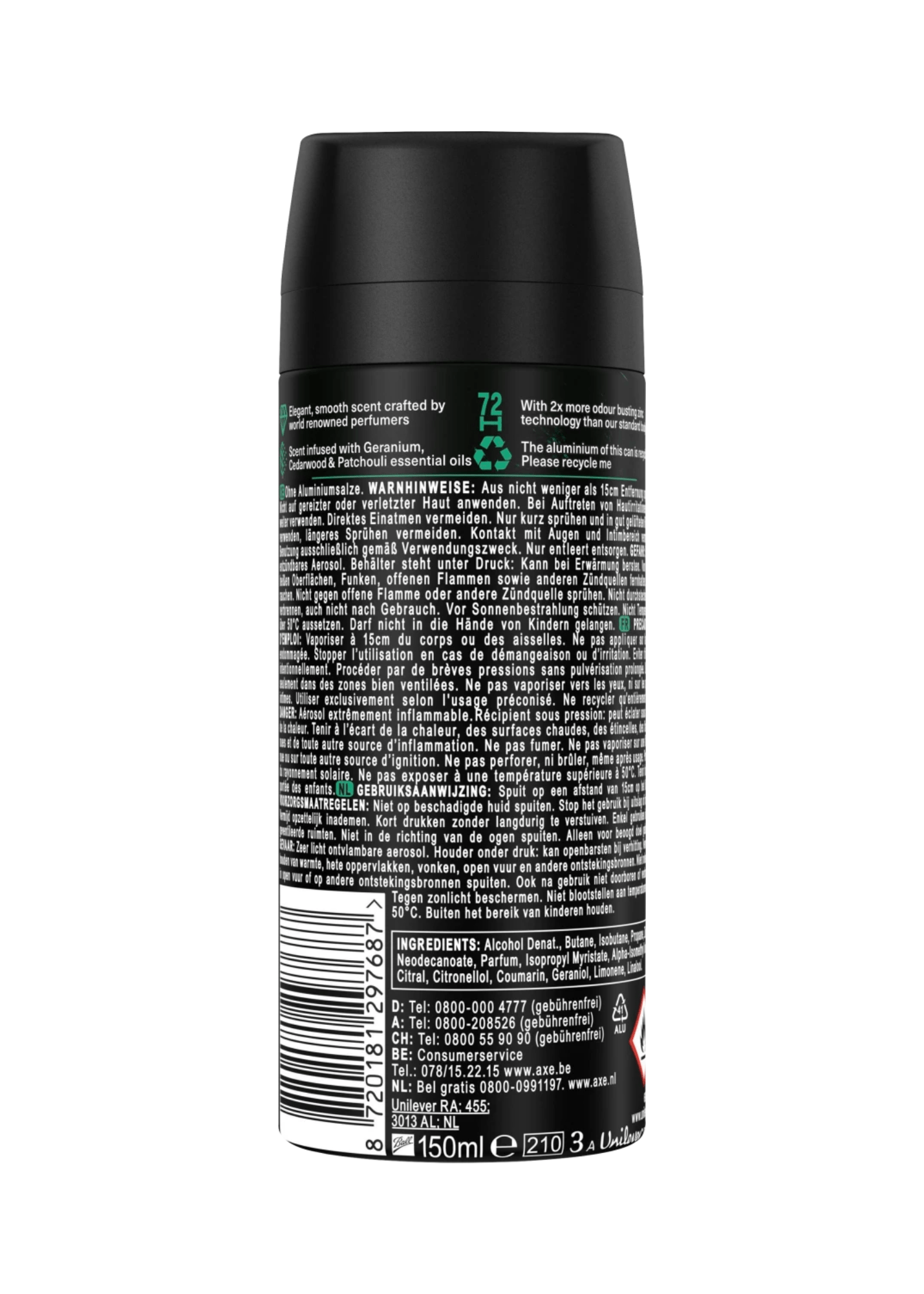 Deospray Emerald Geranium, 150 ml