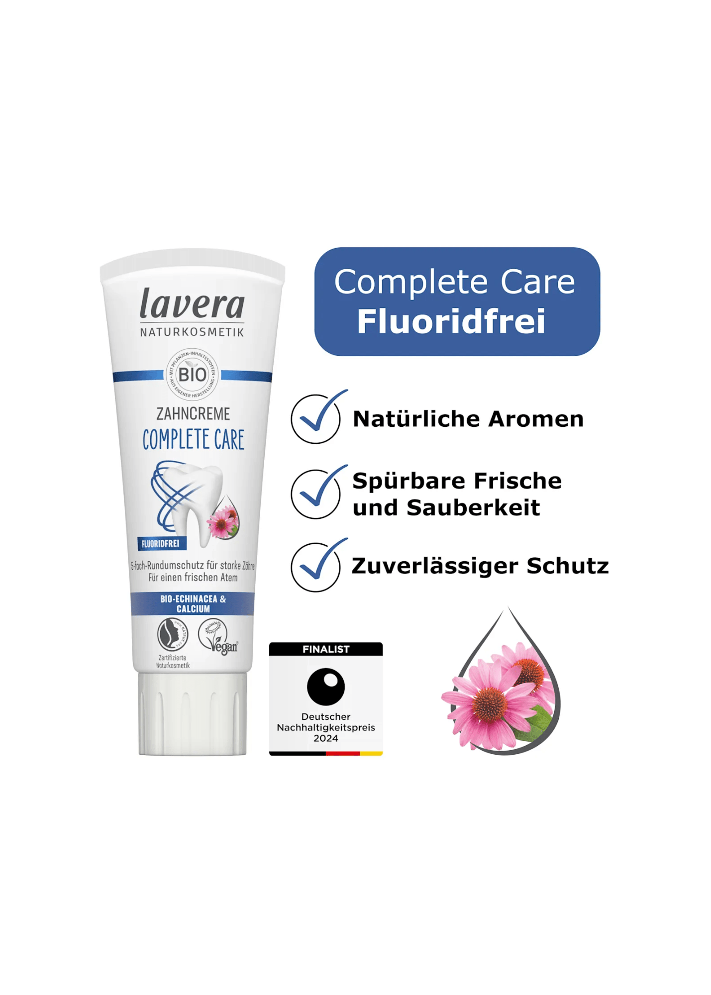 Zahnpasta Complete Care fluoridfrei, 75 ml