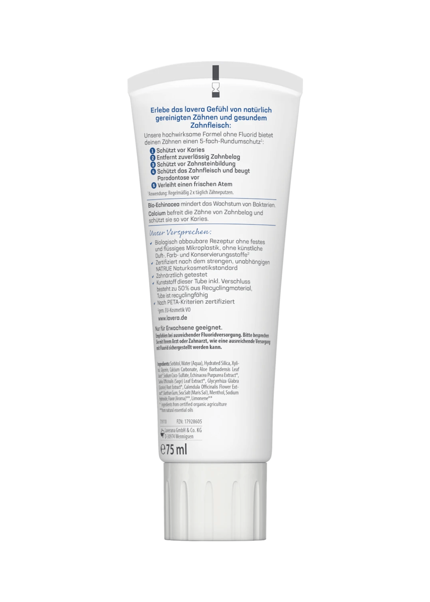 Zahnpasta Complete Care fluoridfrei, 75 ml