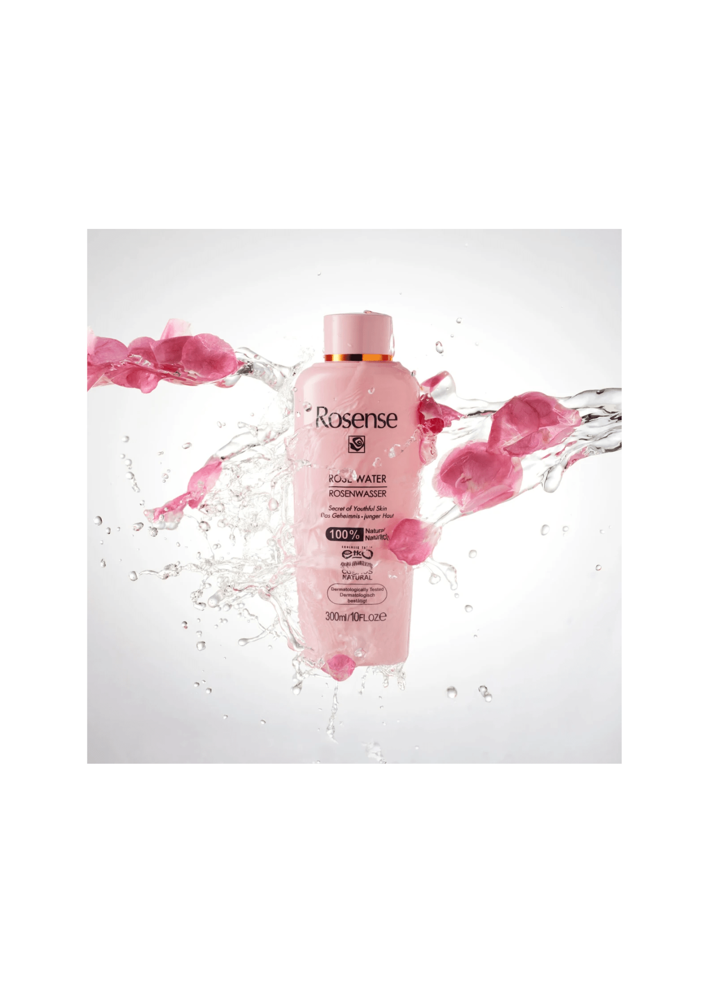 Eau tonique à la rose, 300 ml