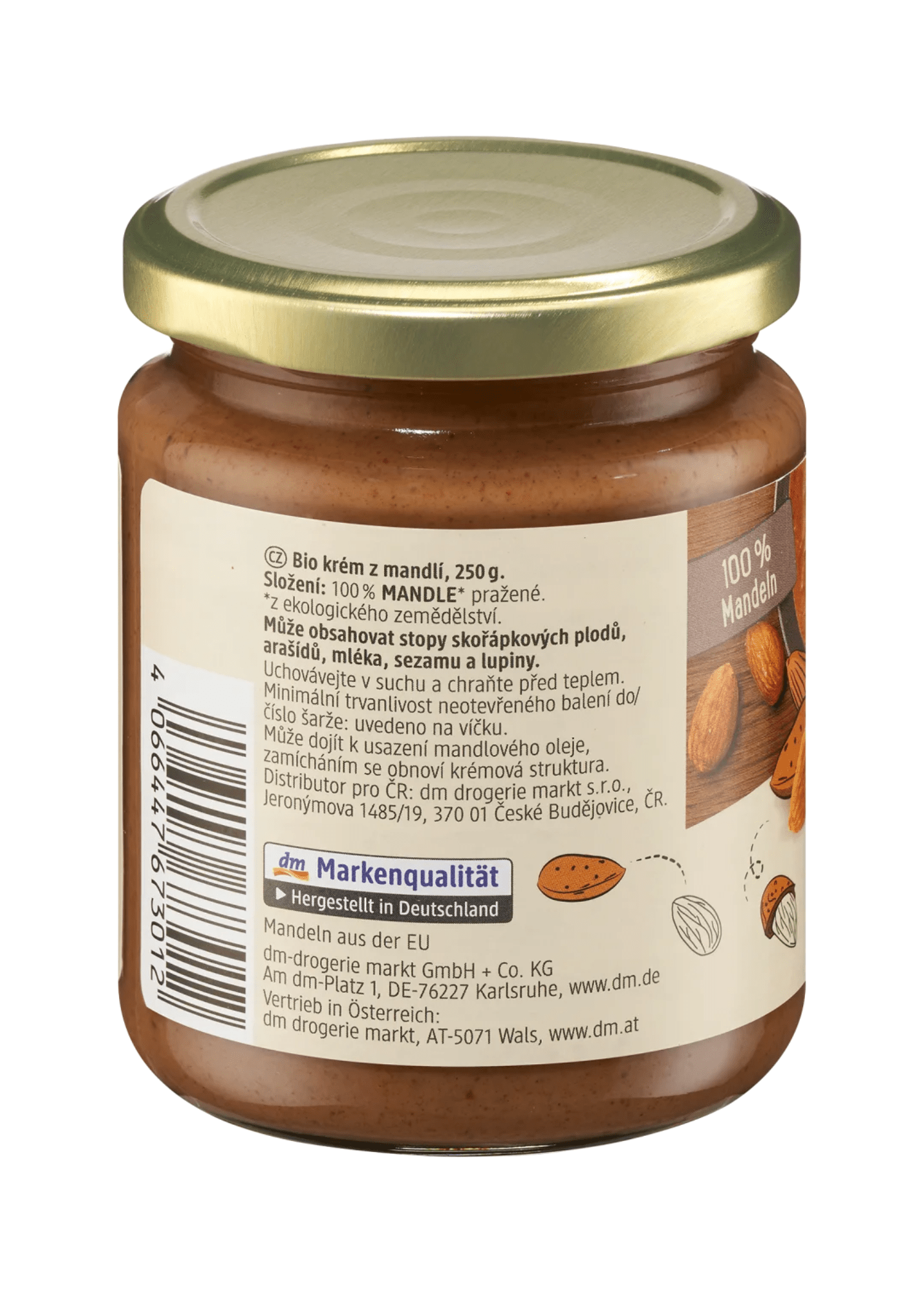 Mandelmus, braun, 250 g