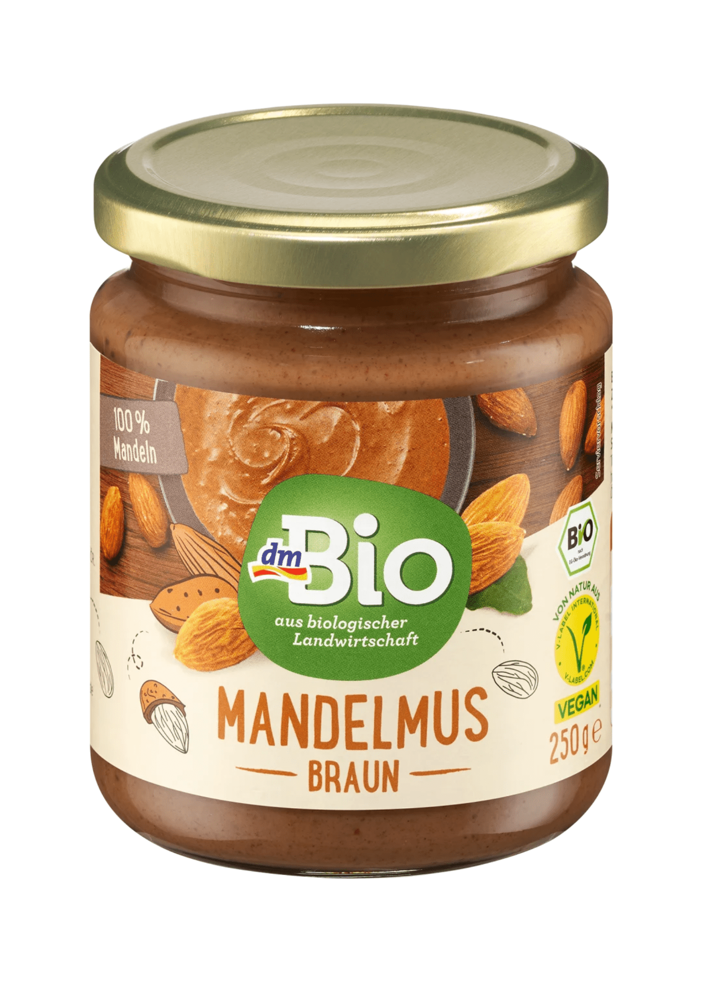 Mandelmus, braun, 250 g