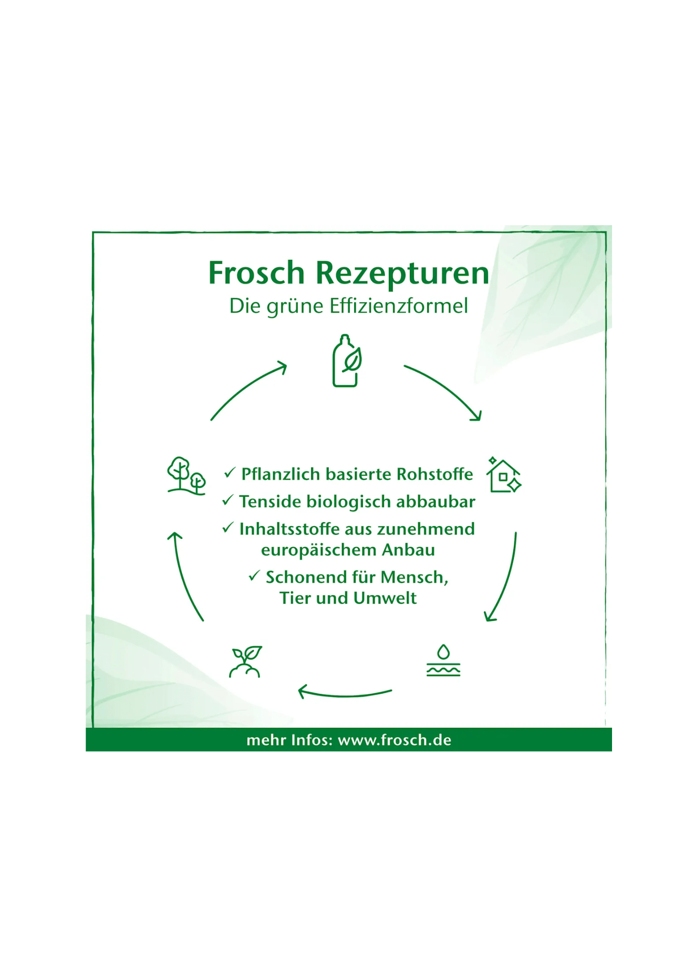 Frosch Glasreiniger Spiritus, 500 ml