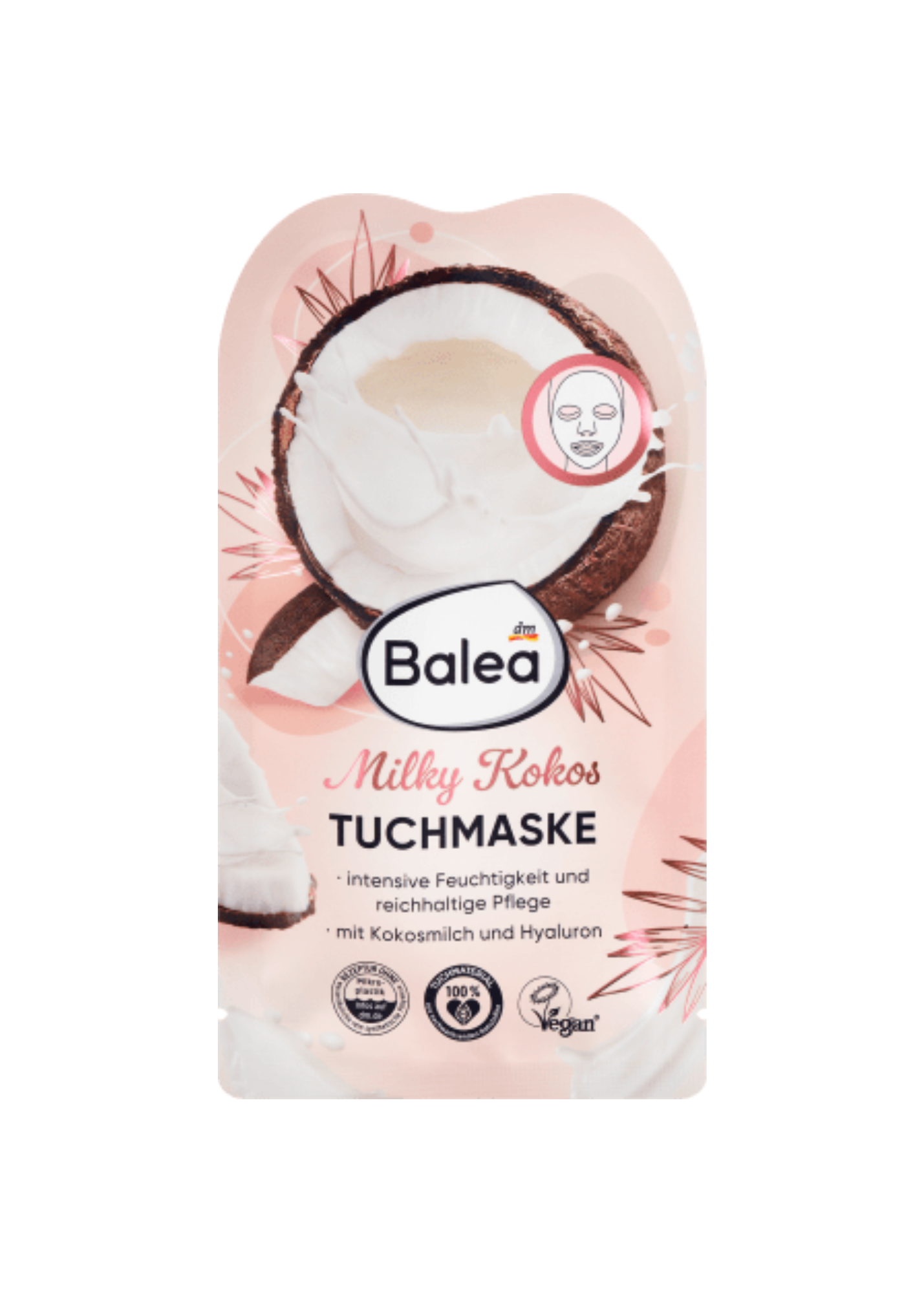 Tuchmaske Milky Kokos, 1 St