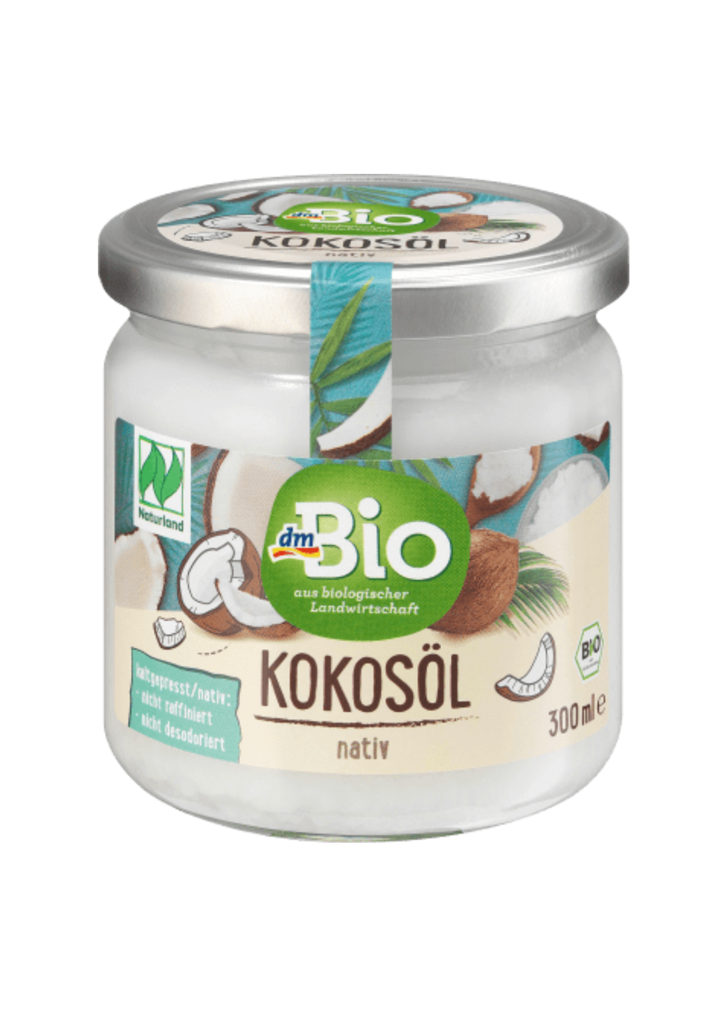 Kokosöl, nativ, 300 ml